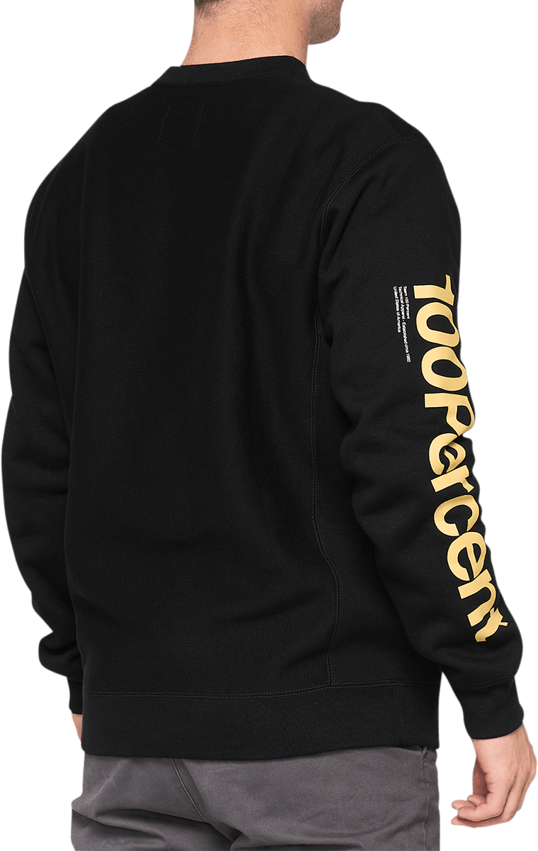 100% Rend Long-Sleeve Fleece - Black - Large 36041-001-12 - Electrek Moto