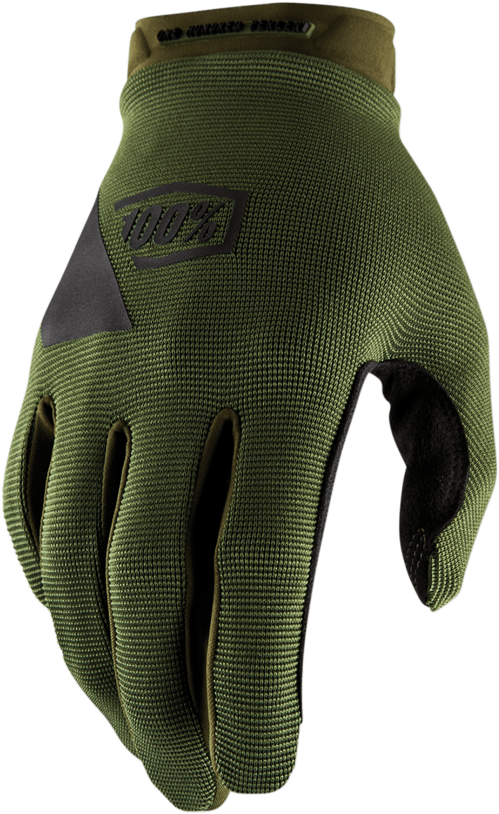 100% Ridecamp Gloves - Fatigue - 2XL 10011-00004 - Electrek Moto