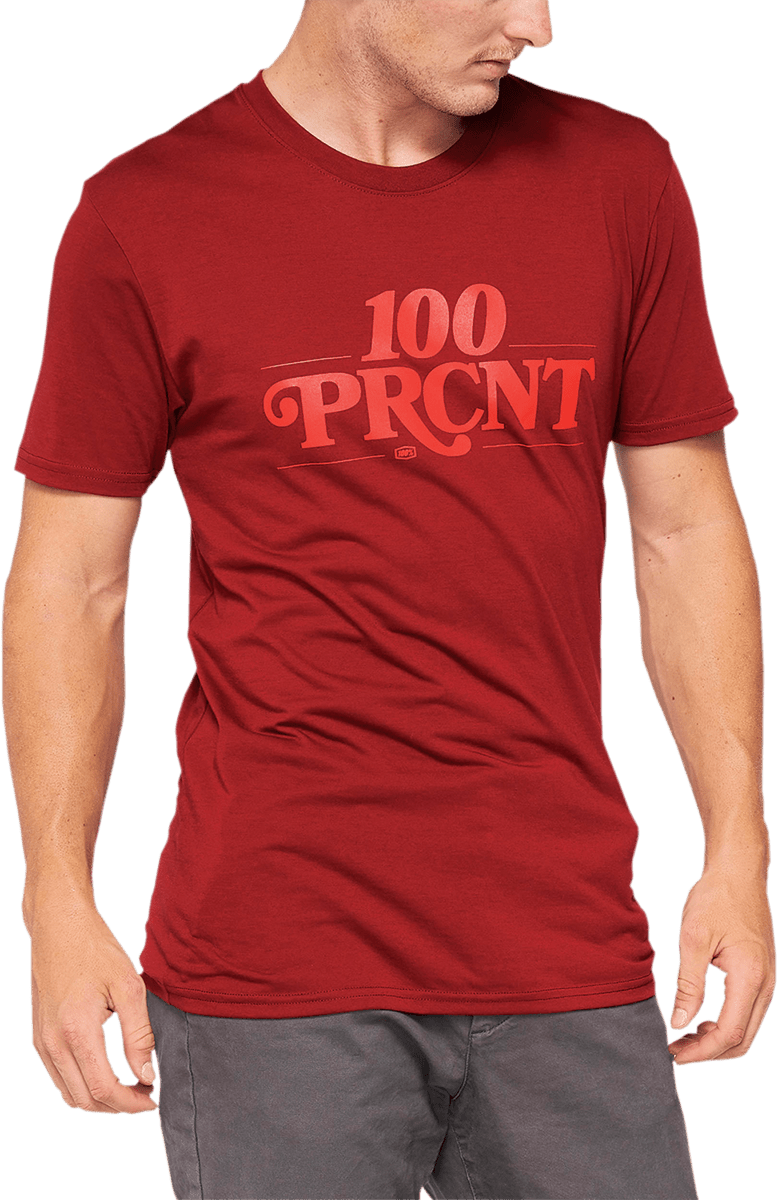 100% Searles Tech T-Shirt - Brick - Small 35027-068-10 - Electrek Moto