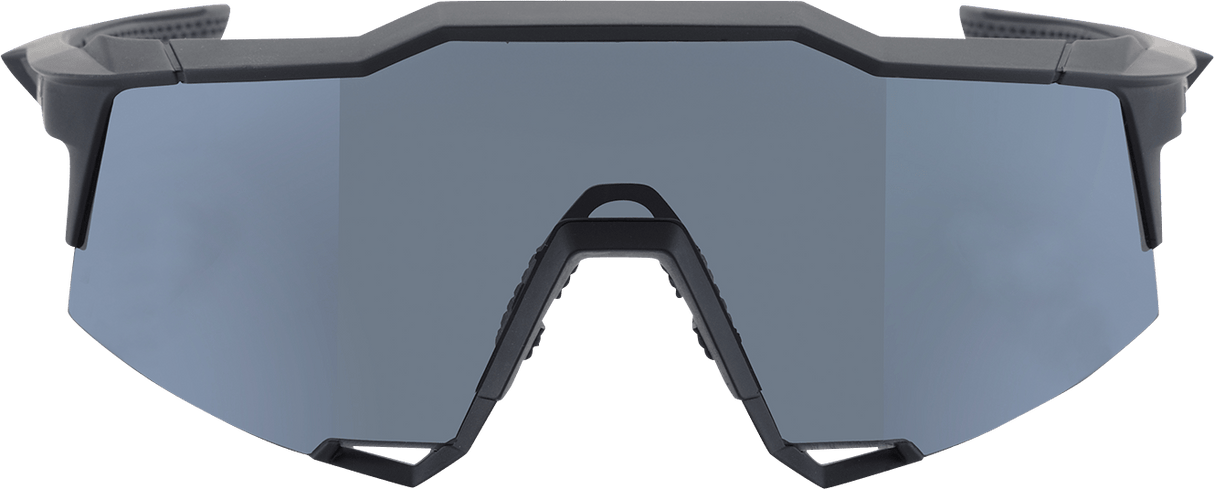 100% Speedcraft Sunglasses - Black - Smoke 60007-00001 - Electrek Moto