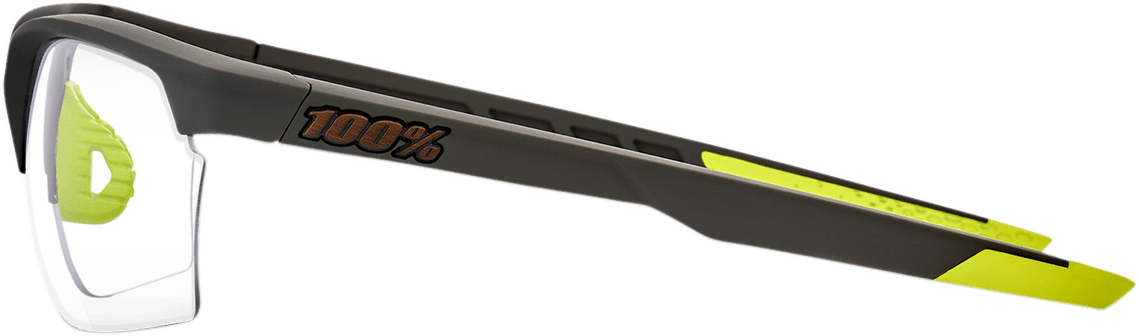 100% Sportcoupe Sunglasses - Gray - Photochromic 61020-188-77 - Electrek Moto