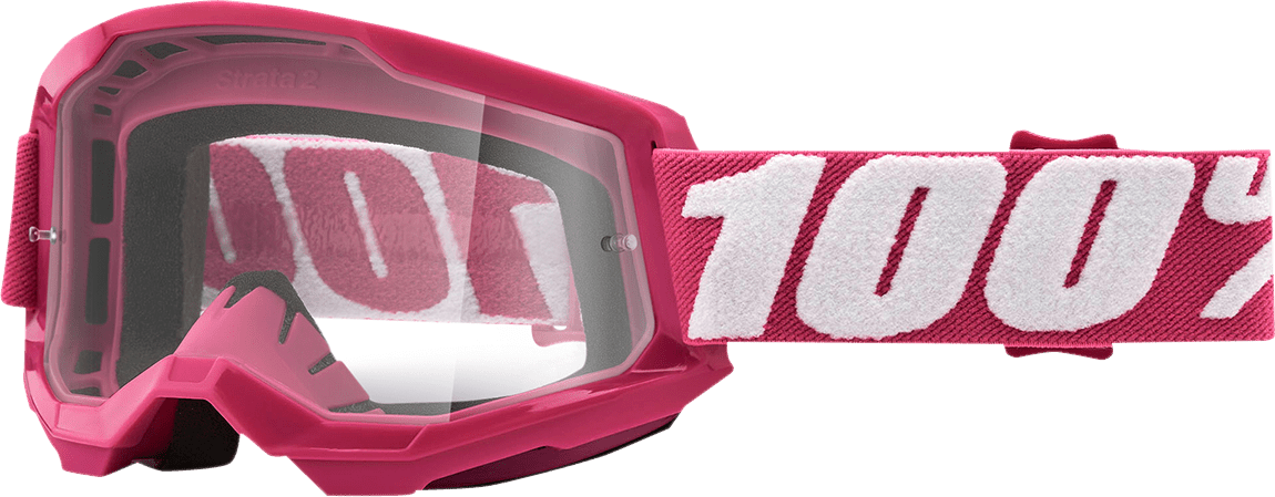 100% Strata 2 Goggles - Fletcher - Clear 50027-00010 - Electrek Moto
