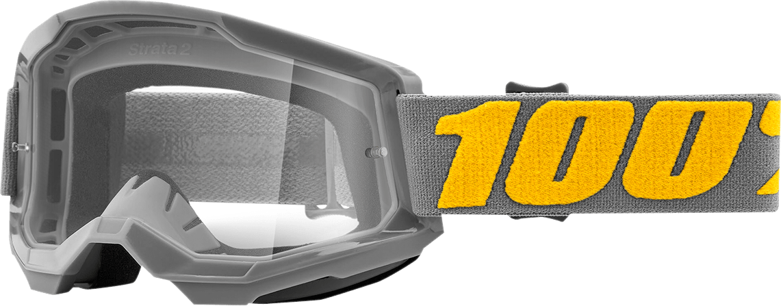 100% Strata 2 Goggles - Izipizi - Clear 50027-00006 - Electrek Moto