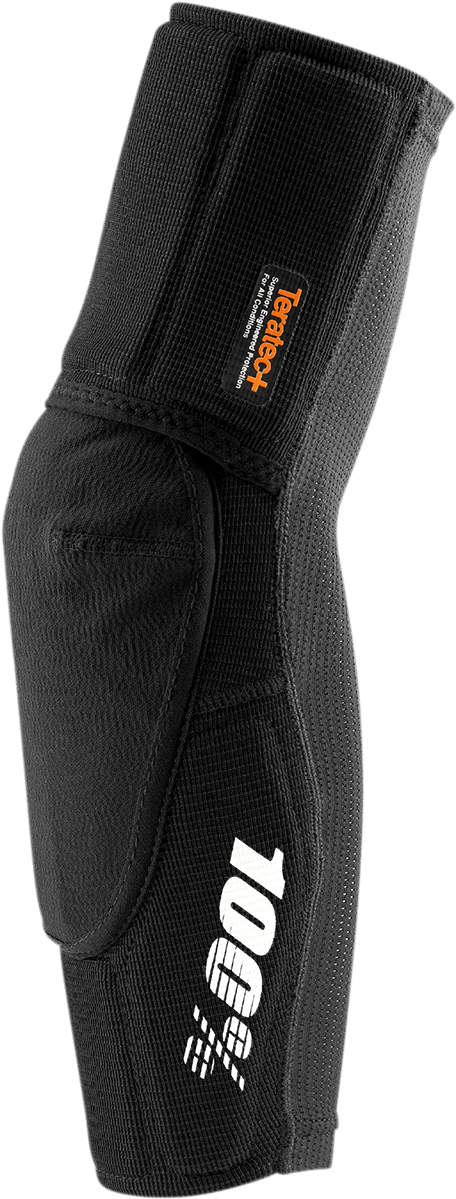 100% Teratec Plus Elbow Guards - Black - Medium 70004-00002 - Electrek Moto