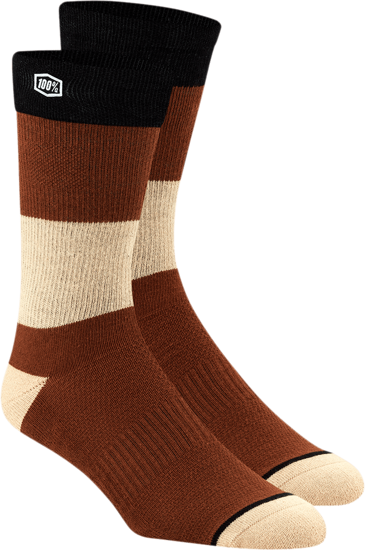100% Trio Socks - Camel - Large/XL 24022-460-18 - Electrek Moto