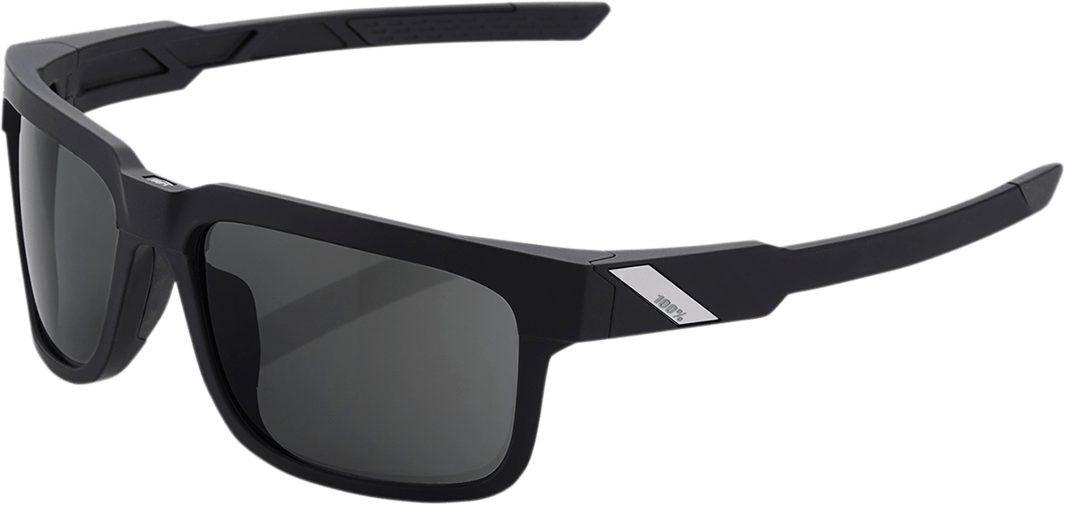 100% Type-S Sunglasses - Black - Smoke 61032-100-57 - Electrek Moto