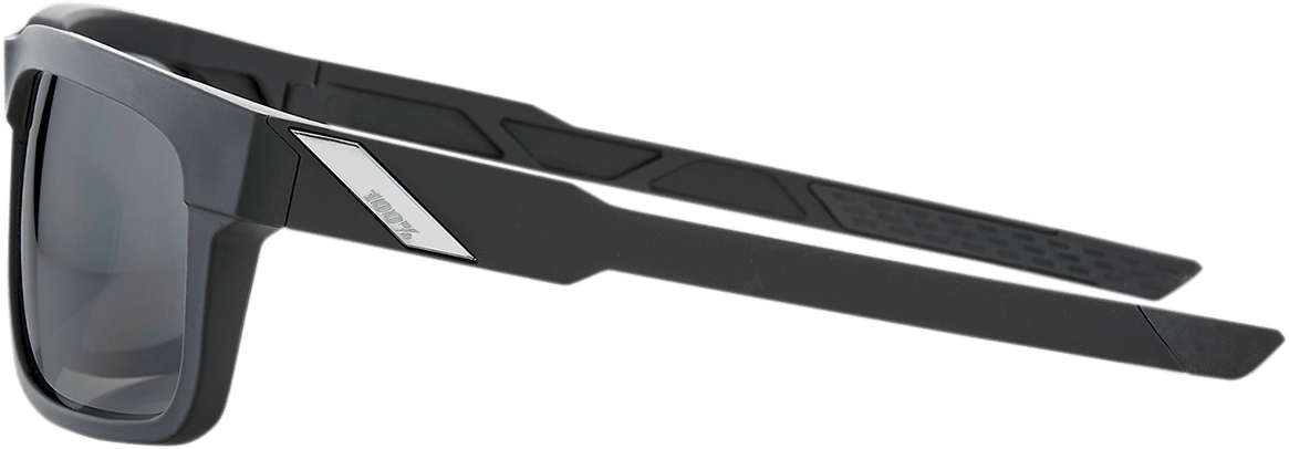 100% Type-S Sunglasses - Black - Smoke 61032-100-57 - Electrek Moto