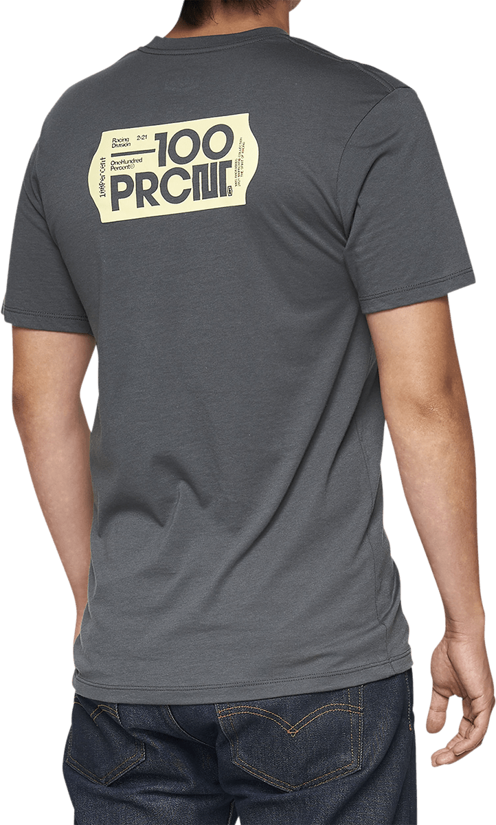 100% Ultra T-Shirt - Charcoal - Large 32145-052-12 - Electrek Moto