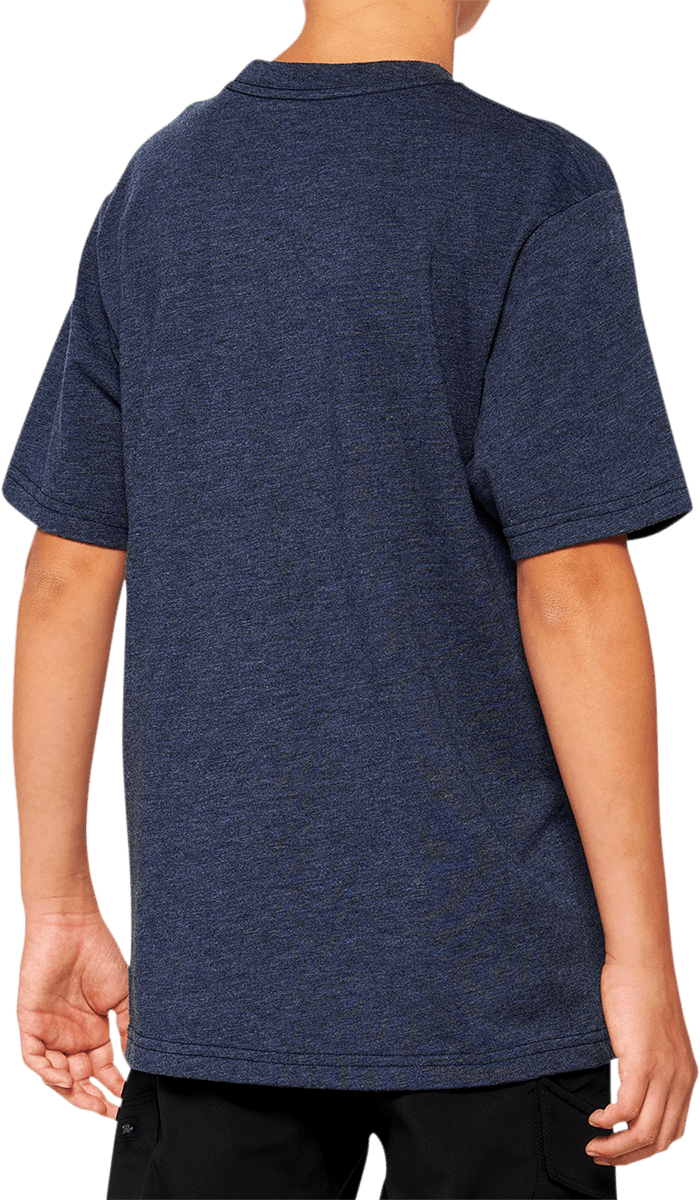 100% Youth Icon T-Shirt - Navy - XL 20001-00015 - Electrek Moto