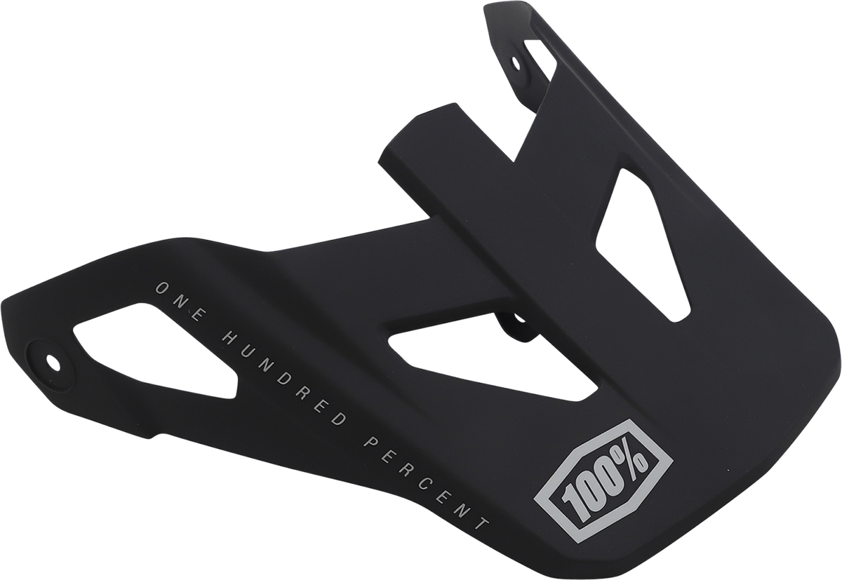 100% Youth Status Visor - Black 89039-00001 - Electrek Moto