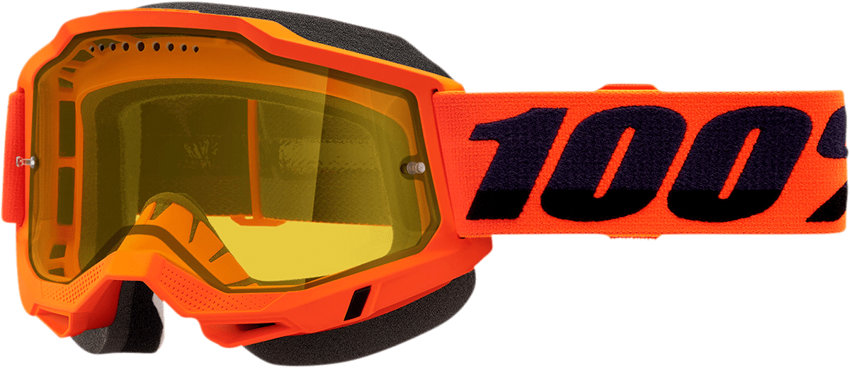 Accuri 2 Snow Goggles - Neon Orange - Yellow - Electrek Moto