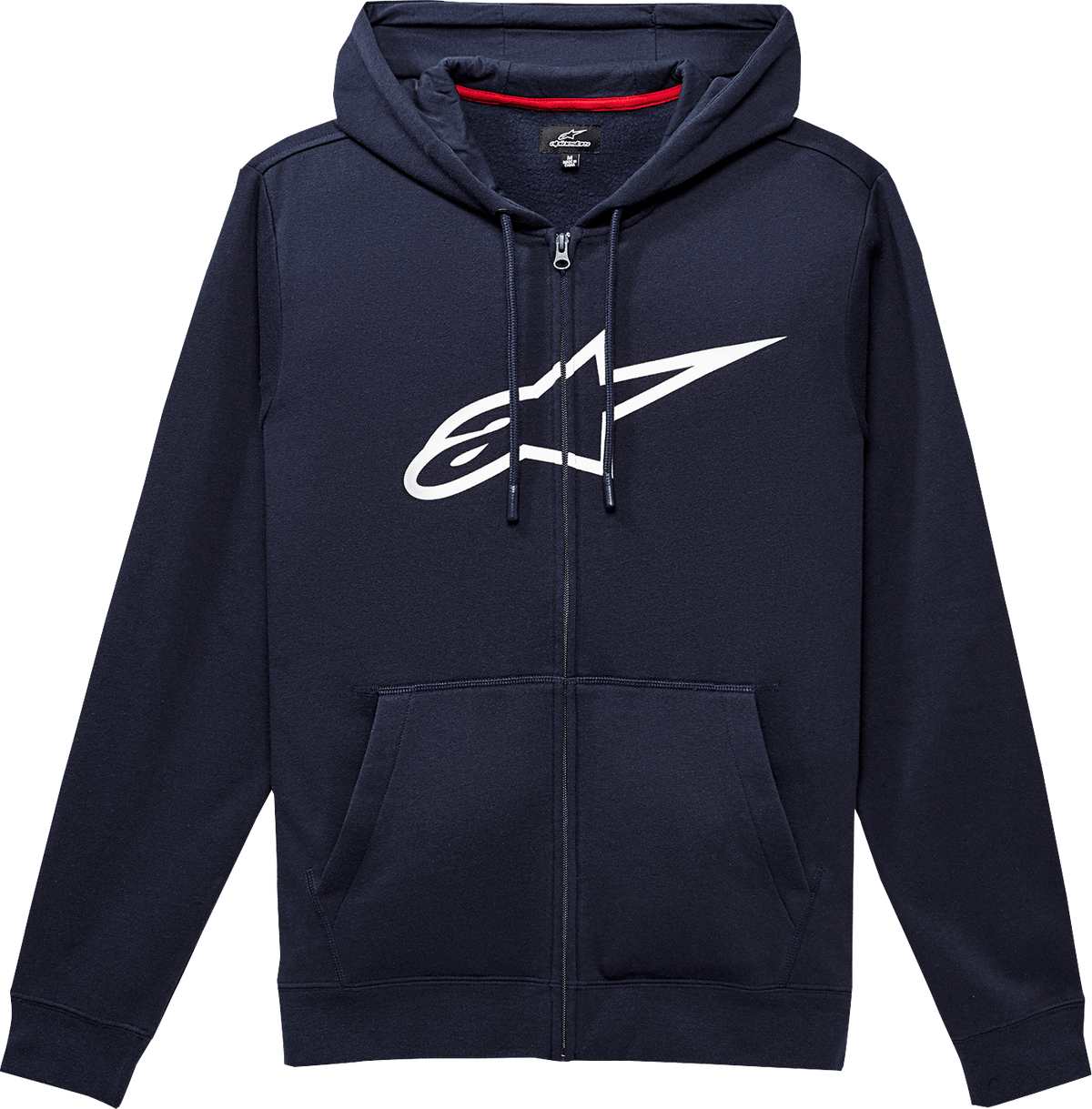 ALPINESTARS Ageless 2 Zip Hoodie - Navy/White - 2XL 10385305270202X - Electrek Moto