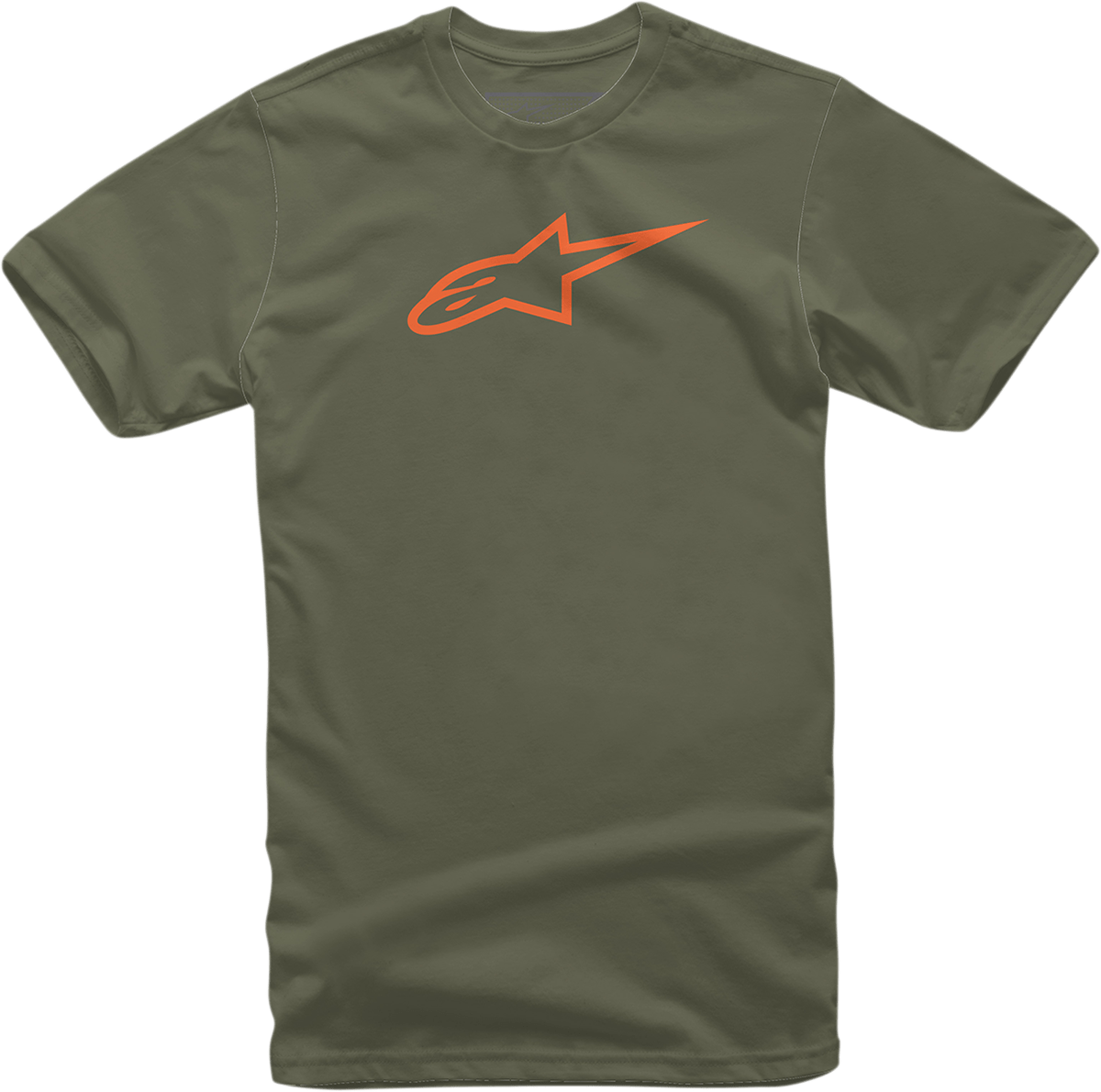 ALPINESTARS Ageless T-Shirt - Military/Orange - 2XL 10327203069402X - Electrek Moto