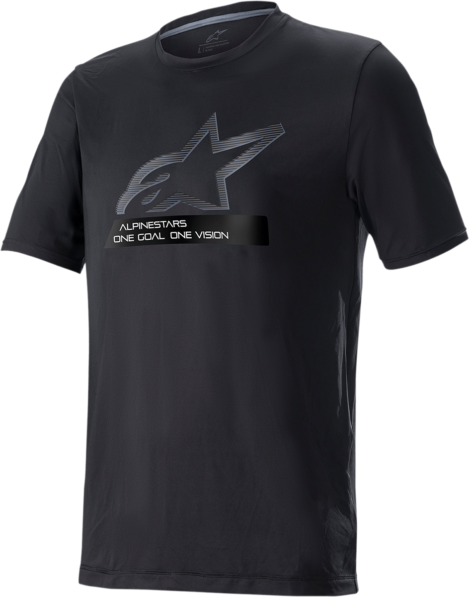 ALPINESTARS Ageless V3 Tech T-Shirt - Black - 2XL 1100022-10-2X - Electrek Moto