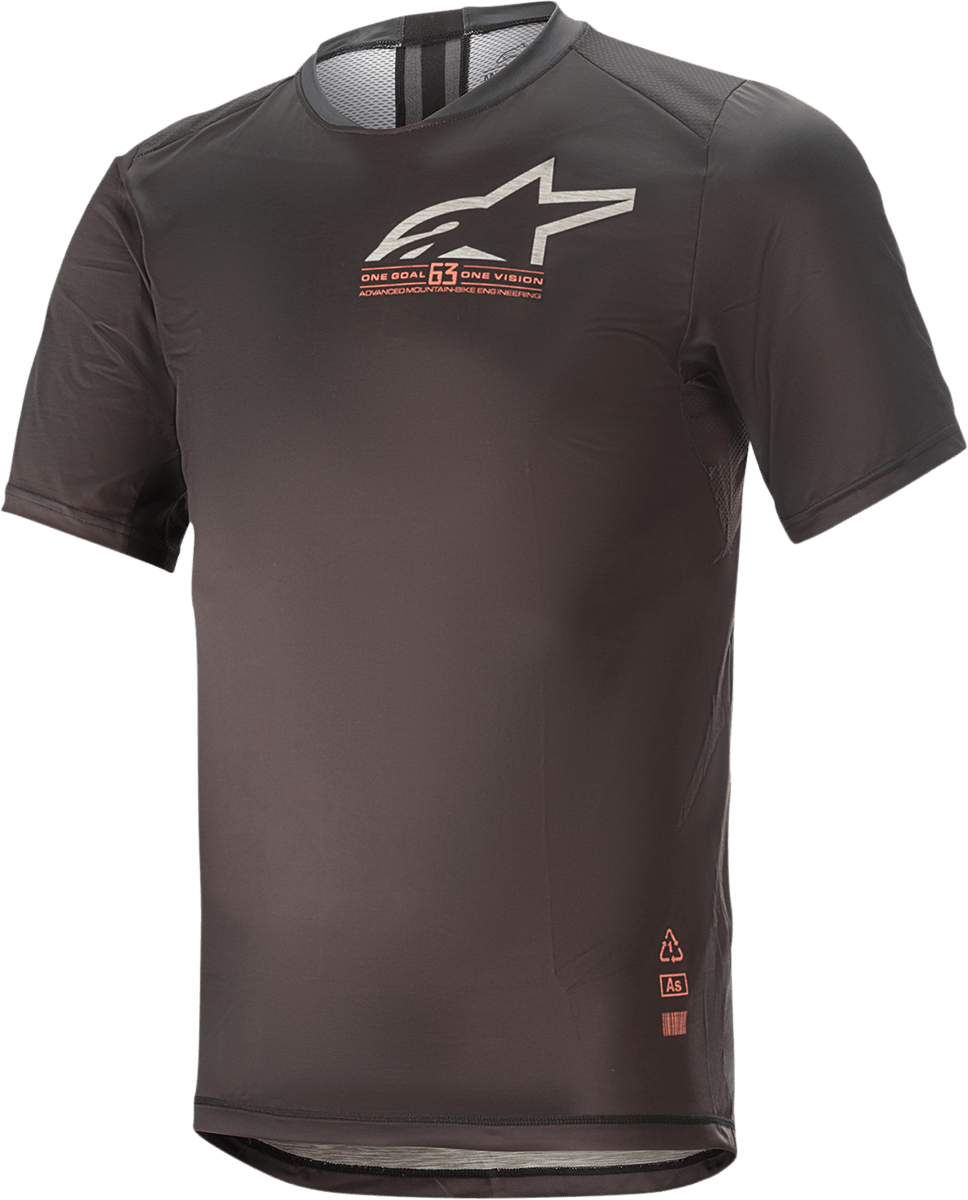 ALPINESTARS Alps 6.0 V2 Jersey - Short-Sleeve - Black/Coral - 2XL 1763921-1793-2X - Electrek Moto