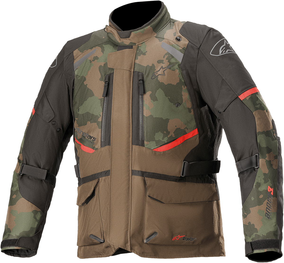 ALPINESTARS Andes v3 Drystar? Jacket - Camo - Large 3207521-858-L - Electrek Moto