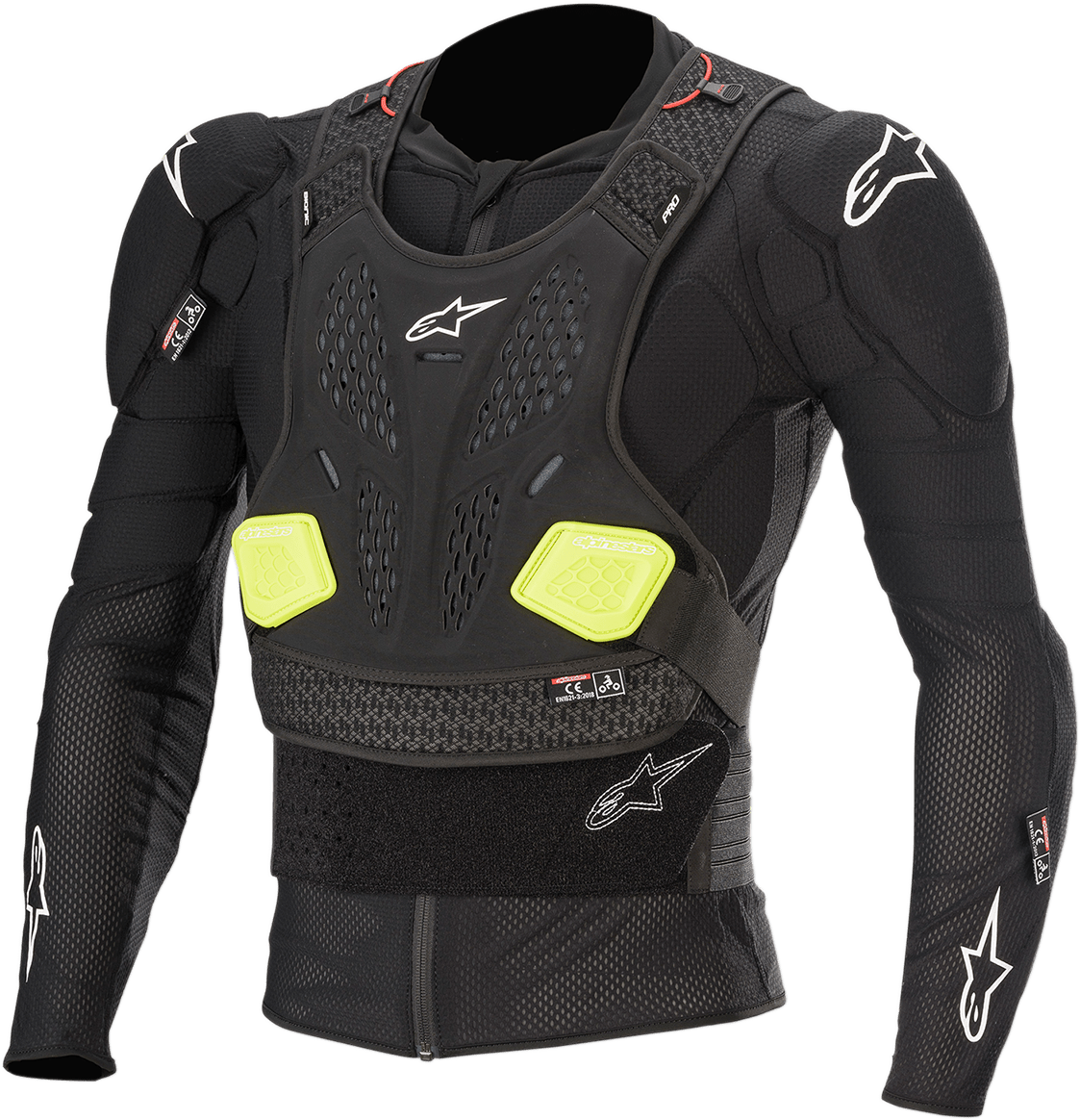 ALPINESTARS Bionic Pro v2 Jacket - Black/Yellow - Medium 6506620-155-M - Electrek Moto