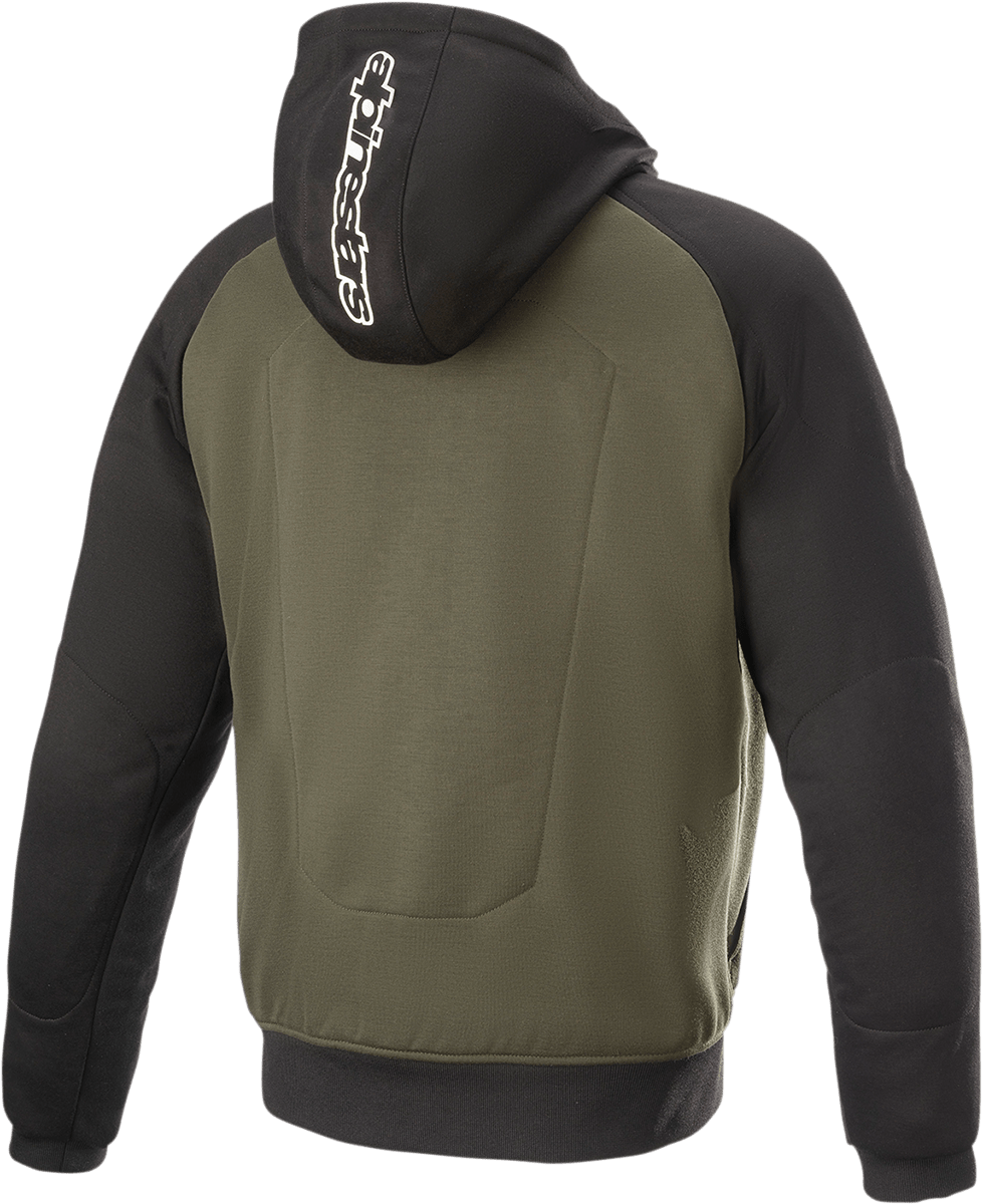 ALPINESTARS Chrome Hoodie - Black/Green - XL 4200918-1681-XL - Electrek Moto