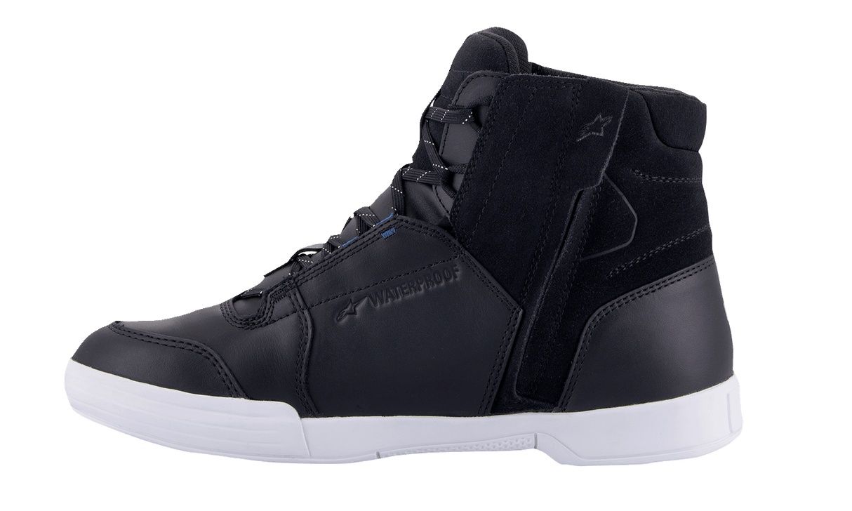ALPINESTARS Chrome Shoes - Waterproof - Black/White - US 10.5 2543123-157-105 - Electrek Moto