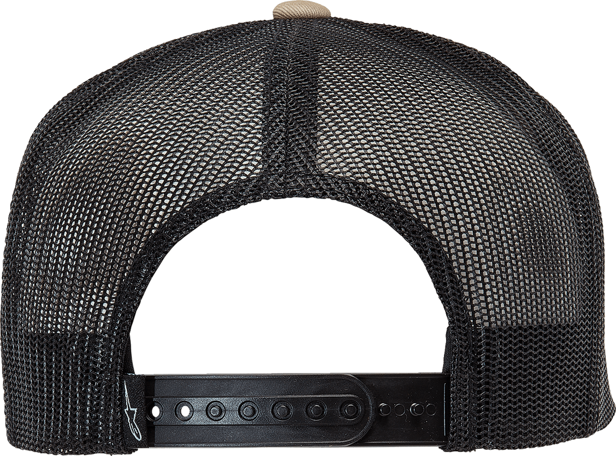 ALPINESTARS Corp Trucker Hat - Sand/Black - One Size 1025810032310OS - Electrek Moto