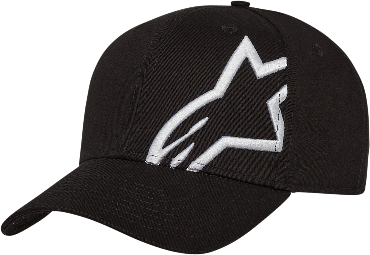 ALPINESTARS Corporate Snap 2 Hat - Black/White - One Size 1211810091020OS - Electrek Moto