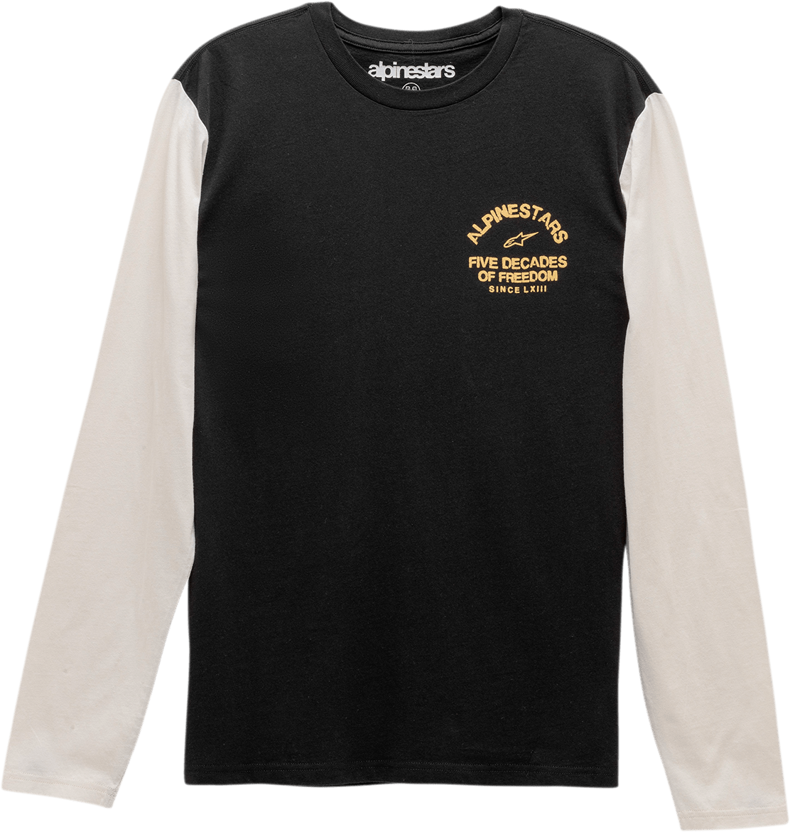 ALPINESTARS Decades Long - Sleeve T - Shirt - Black - Medium 12117400910M - Electrek Moto