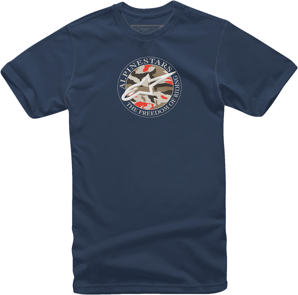 ALPINESTARS Dot Camo T - Shirt - Navy - Medium 12137266070M - Electrek Moto