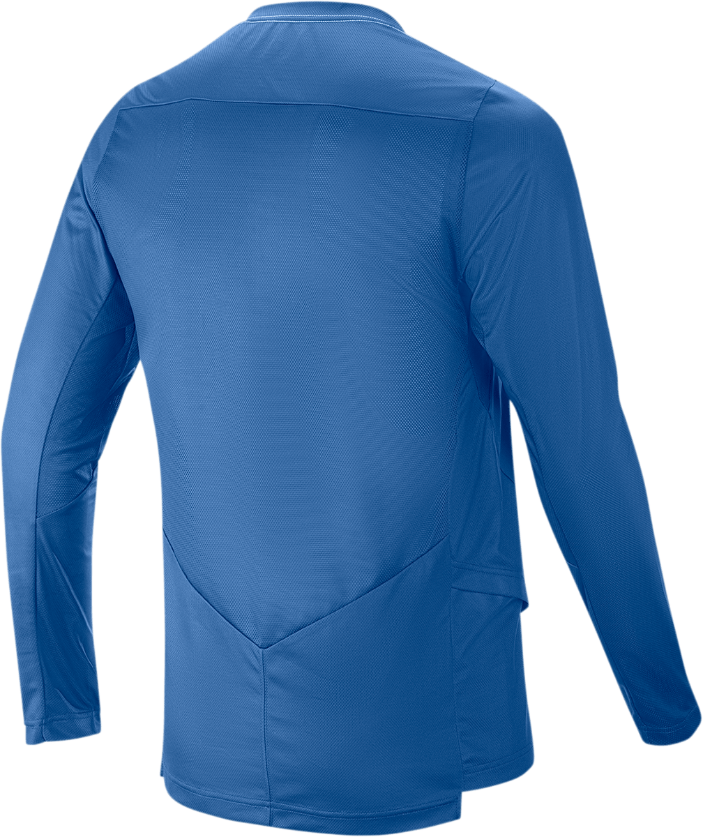 ALPINESTARS Drop 6.0 Jersey - Long - Sleeve - Blue - Small 1766420 - 7310 - SM - Electrek Moto
