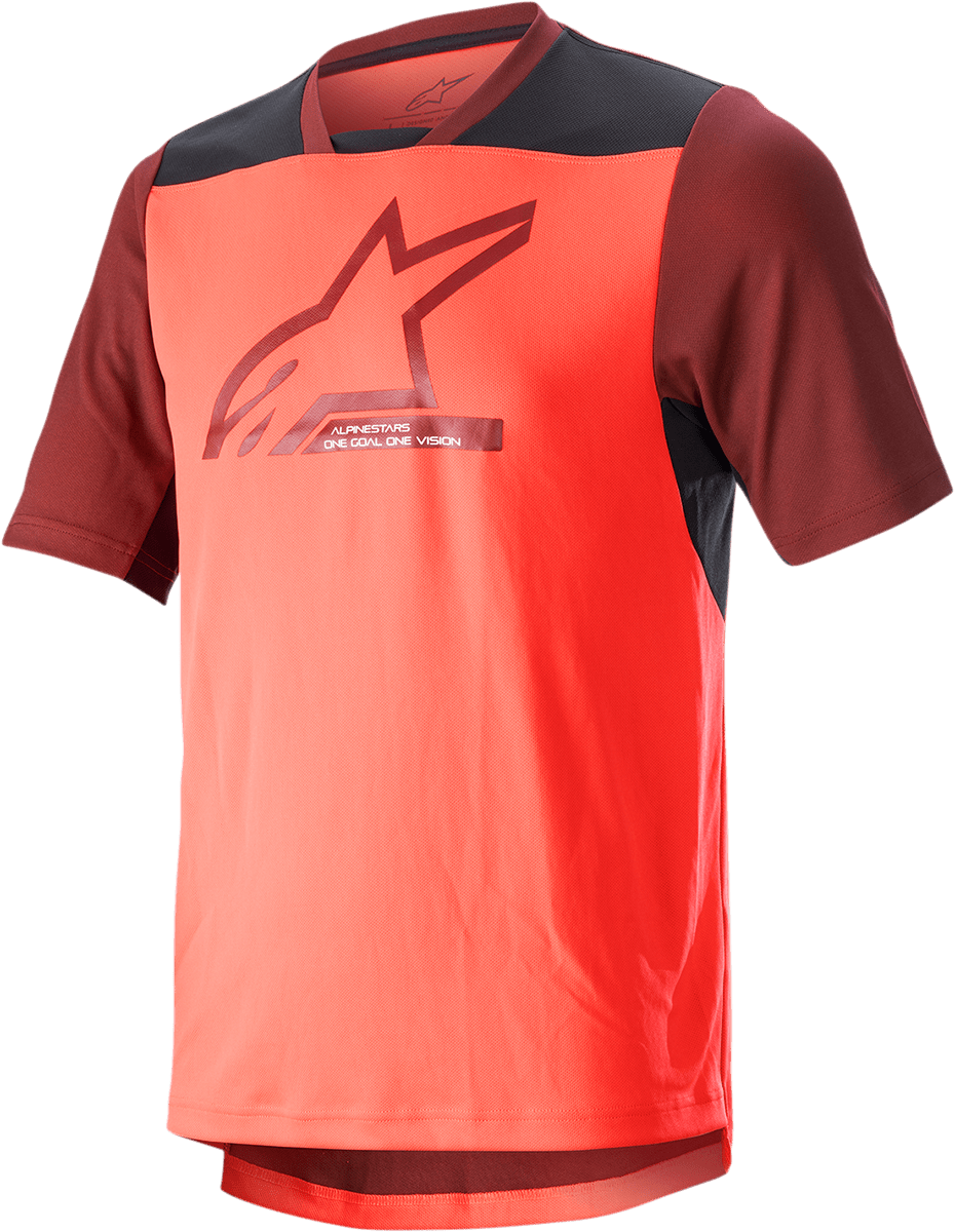 ALPINESTARS Drop 6.0 V2 Jersey - Short - Sleeve - Coral/Black - Large 1766322 - 3141 - LG - Electrek Moto