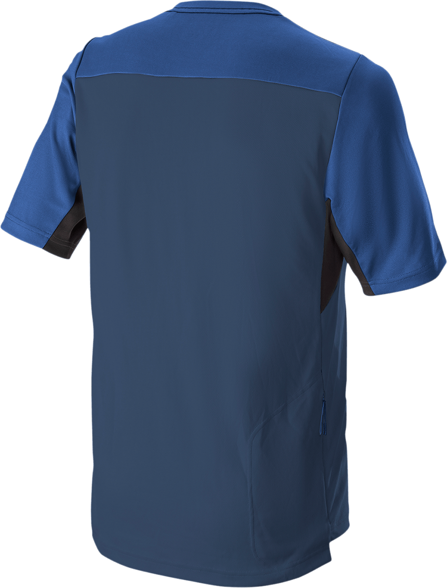ALPINESTARS Drop 6.0 V2 Jersey - Short - Sleeve - Midnight Blue/Black - XL 1766322 - 7319 - XL - Electrek Moto