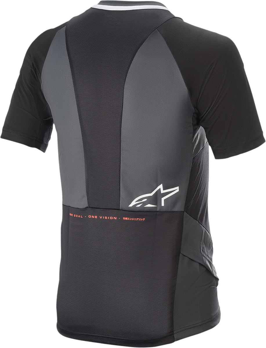 ALPINESTARS Drop 8.0 Jersey - Short - Sleeve - Black/Coral - Large 1766621 - 1793 - LG - Electrek Moto