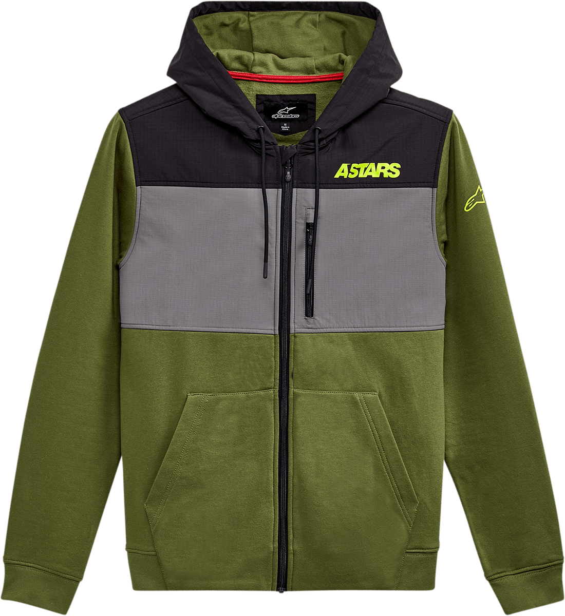 ALPINESTARS Elevate Jacket - Olive - Large 12121120067L - Electrek Moto