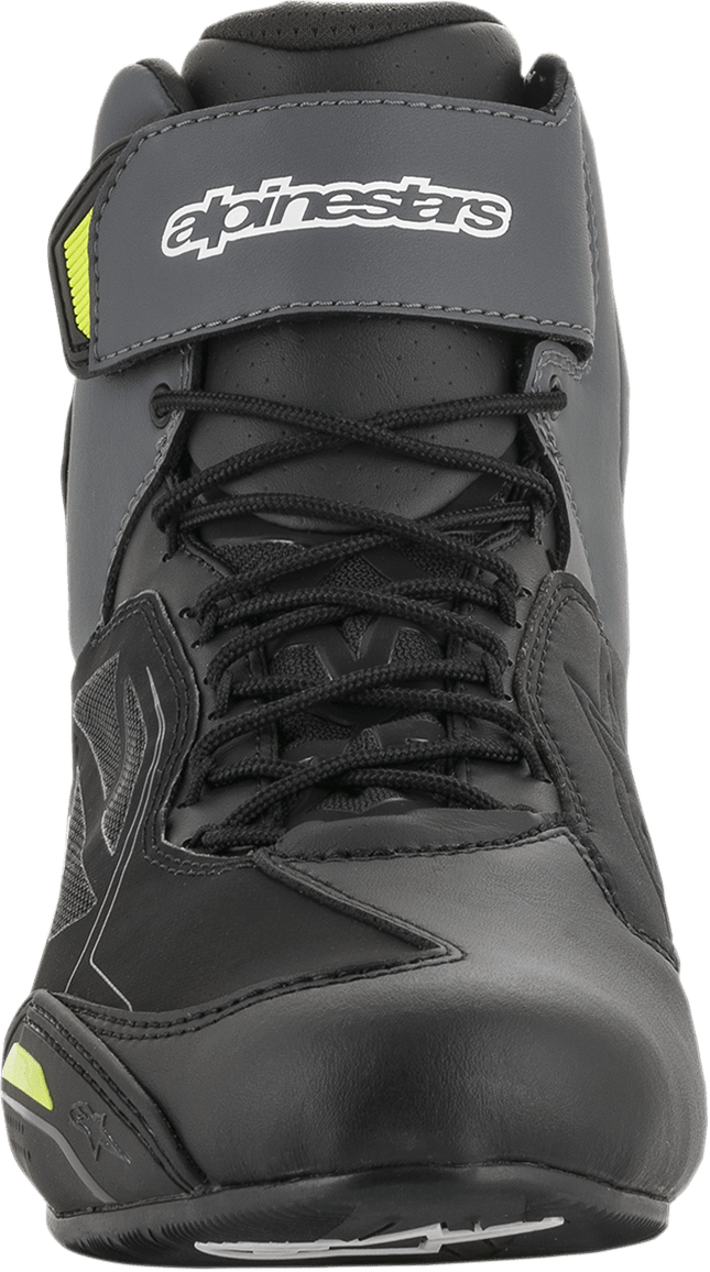 ALPINESTARS Faster - 3 Drystar? Shoes - Black/Gray/Yellow - US 6.5 2540719175 - 6.5 - Electrek Moto