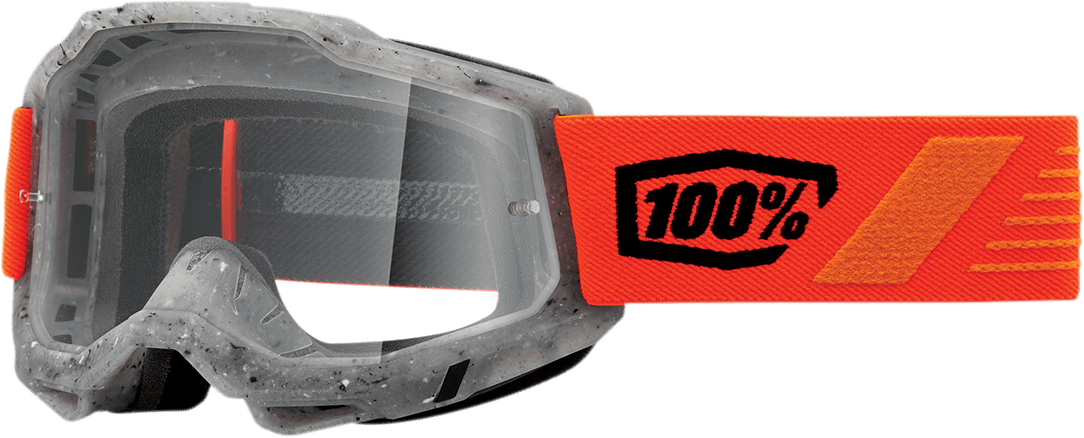 100% Accuri 2 Goggles - Schrute - Clear 50013-00017 - Electrek Moto