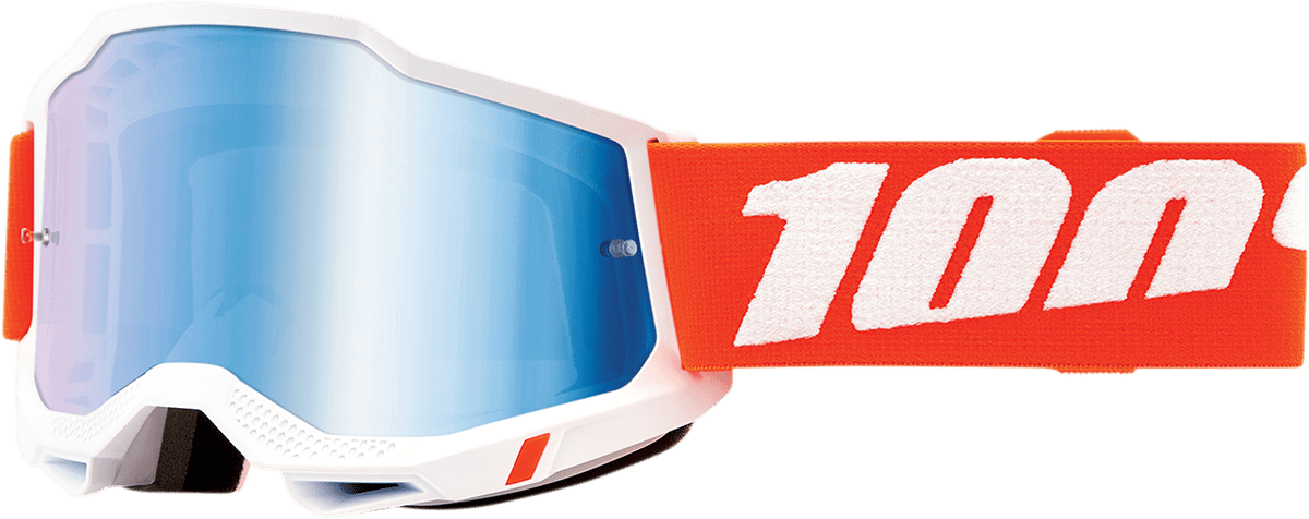 100% Accuri 2 Goggles - Sevastopol - Blue Mirror 50221-250-17 - Electrek Moto