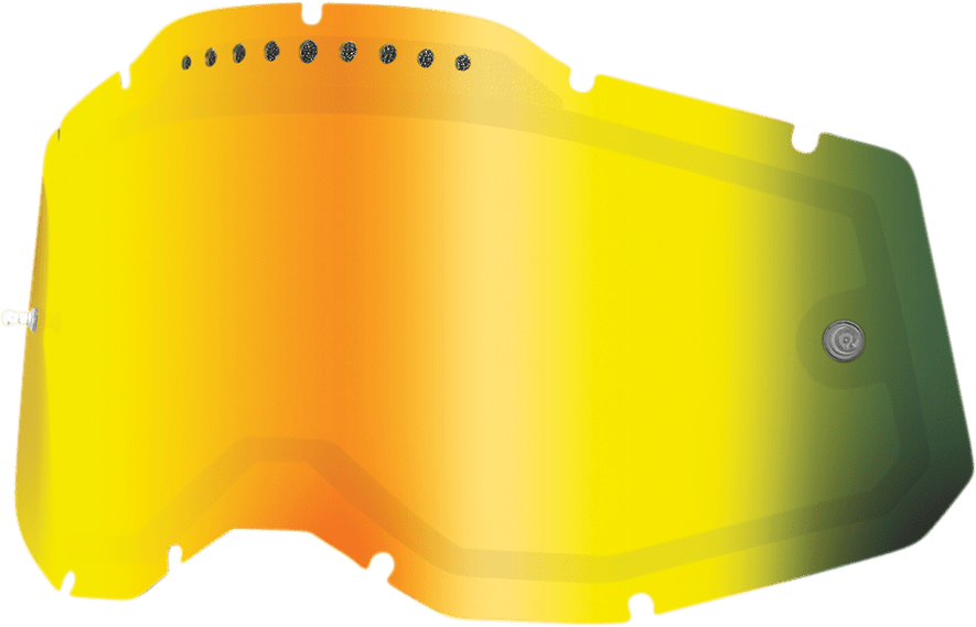 100% Accuri 2/Racecraft 2/Strata 2 Dual Lens - Vented - Gold Mirror 59083-00004 - Electrek Moto