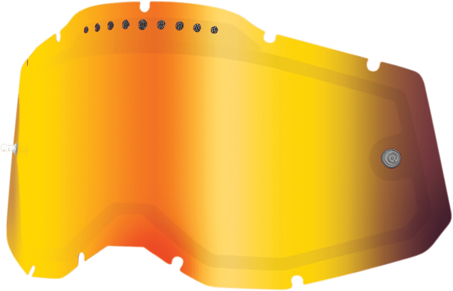 100% Accuri 2/Racecraft 2/Strata 2 Dual Lens - Vented - Red Mirror 59083-00006 - Electrek Moto