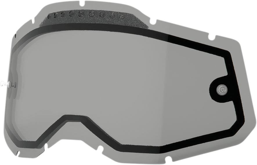 100% Accuri 2/Racecraft 2/Strata 2 Dual Lens - Vented - Smoke 59082-00002 - Electrek Moto