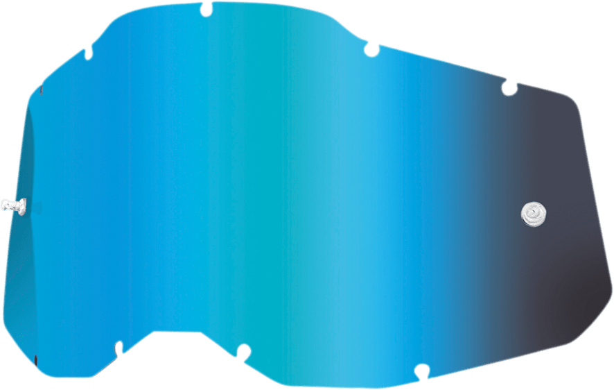 100% Accuri 2/Racecraft 2/Strata 2 Lens - Blue Mirror 59078-00004 - Electrek Moto