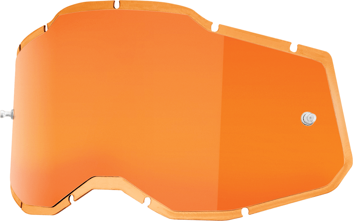 100% Accuri 2/Racecraft 2/Strata 2 Lens - Injected Persimmon 59092-00002 - Electrek Moto