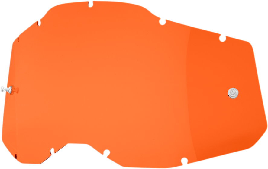 100% Accuri 2/Racecraft 2/Strata 2 Lens - Orange 59077-00007 - Electrek Moto