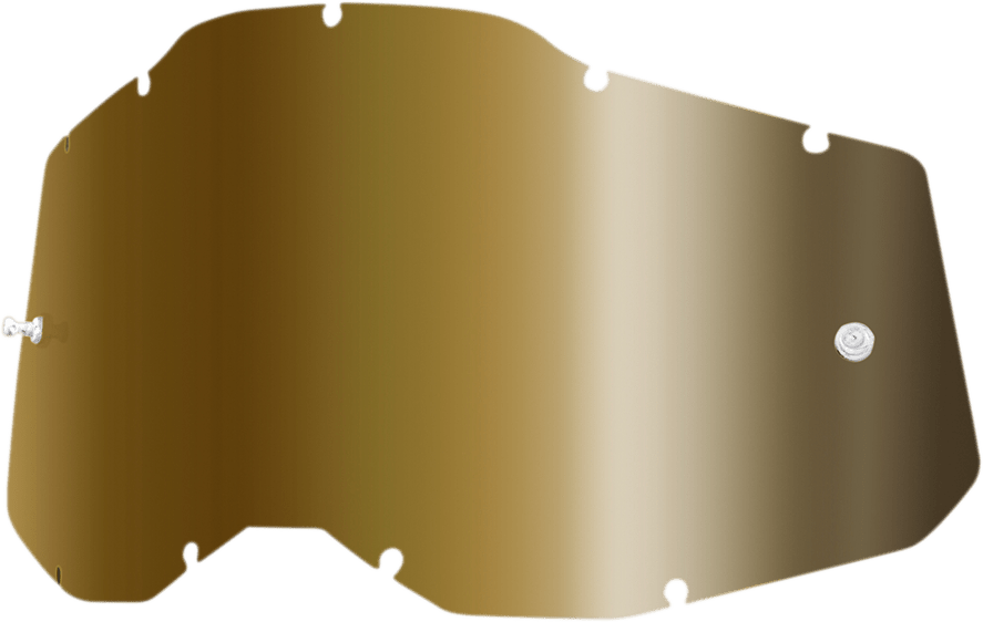 100% Accuri 2/Racecraft 2/Strata 2 Lens - True Gold 59078-00007 - Electrek Moto