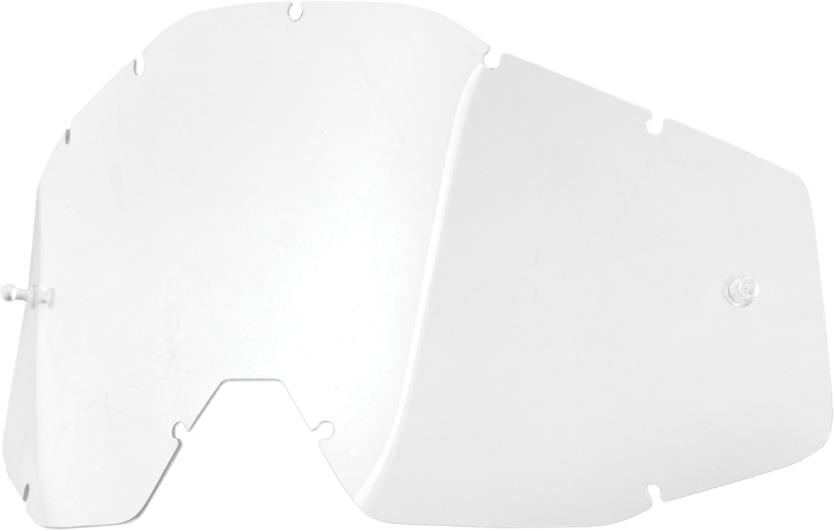 100% Accuri/Strata/Racecraft Lens - Clear 59005-00001 - Electrek Moto