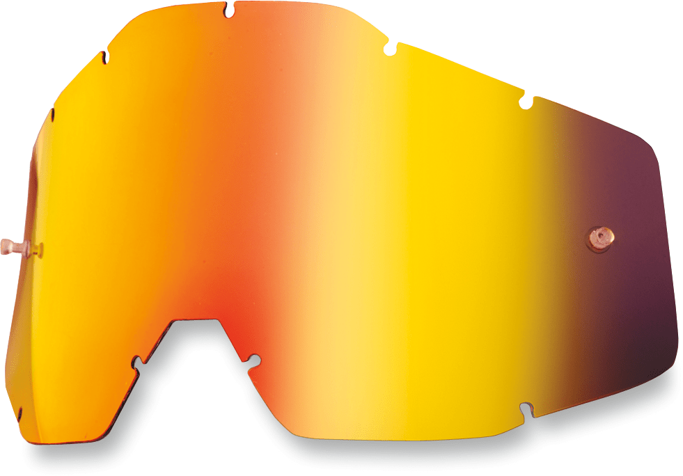 100% Accuri/Strata/Racecraft Lens - Red Mirror 59006-00002 - Electrek Moto