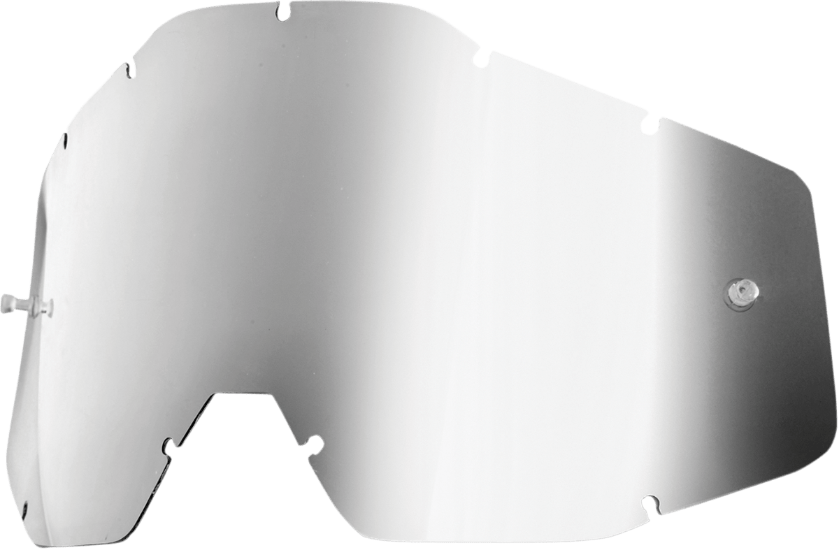100% Accuri/Strata/Racecraft Lens - Silver Mirror 59006-00003 - Electrek Moto