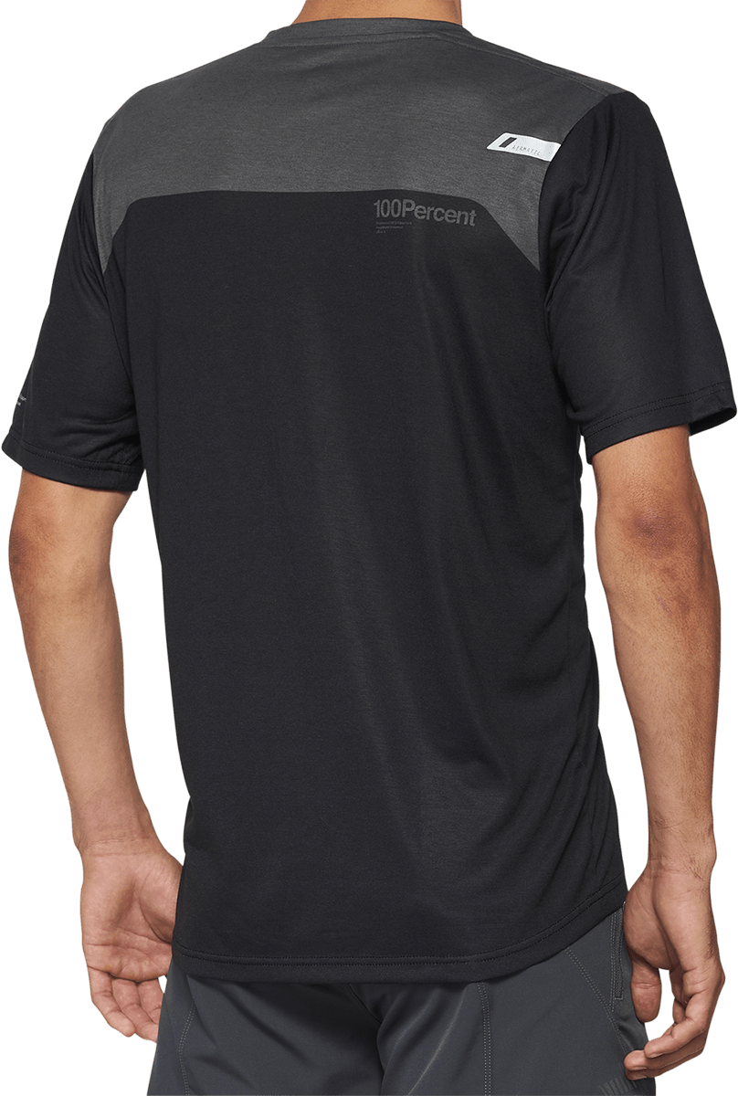 100% Airmatic Jersey - Short-Sleeve - Gray/Midnight - Small 40014-00015 - Electrek Moto