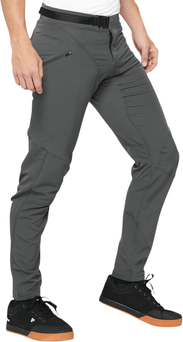100% Airmatic Pants - Charcoal - US 30 40025-00015 - Electrek Moto