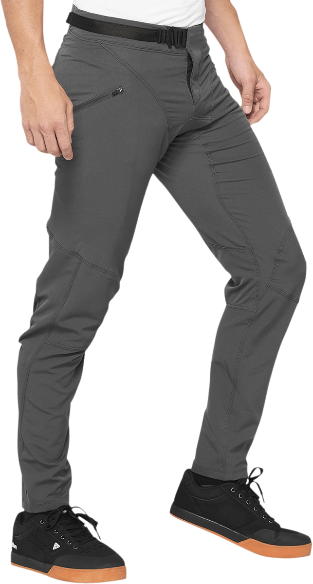 100% Airmatic Pants - Charcoal - US 34 40025-00017 - Electrek Moto