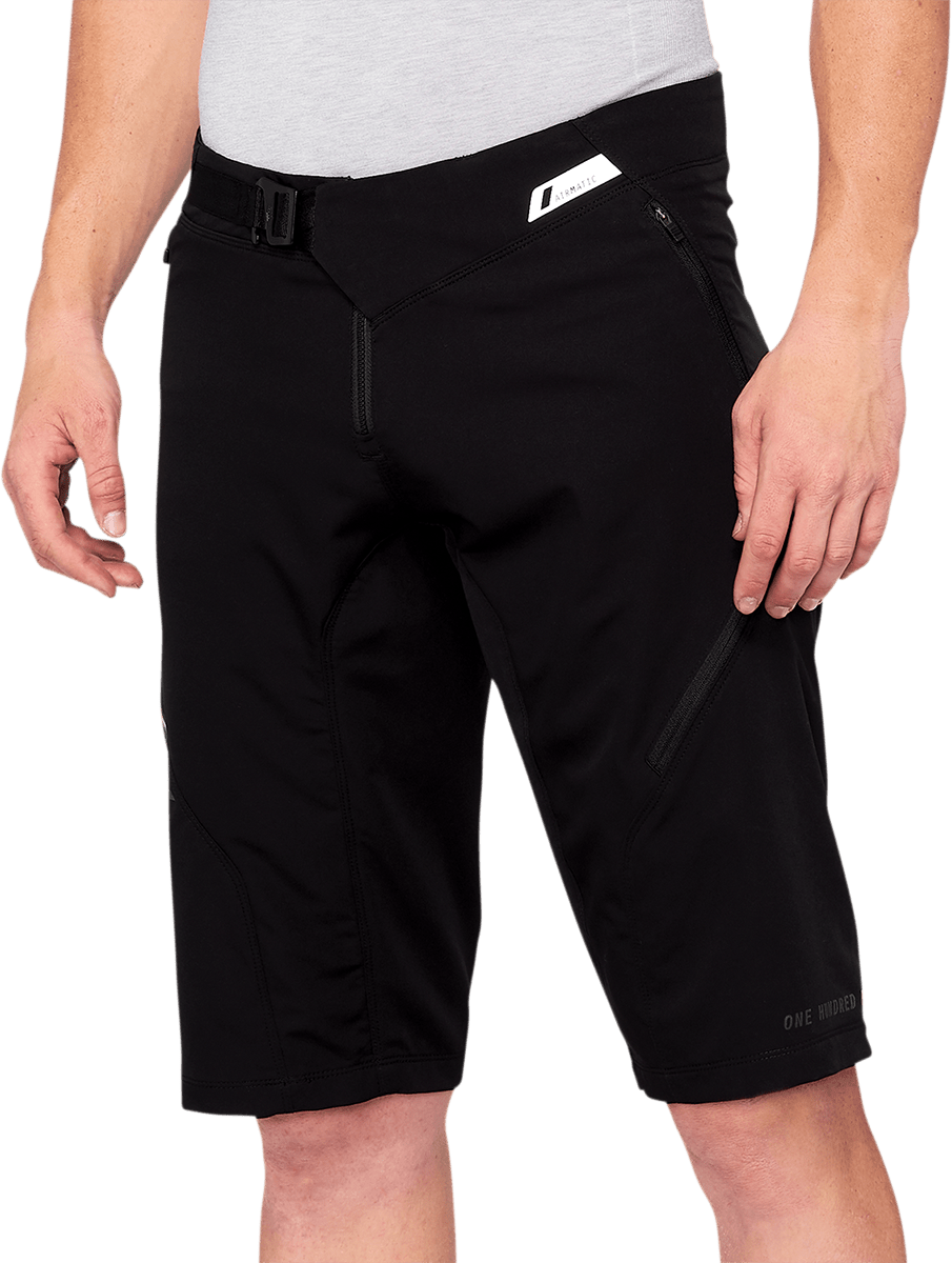 100% Airmatic Shorts - Black - US 32 40021-00002 - Electrek Moto