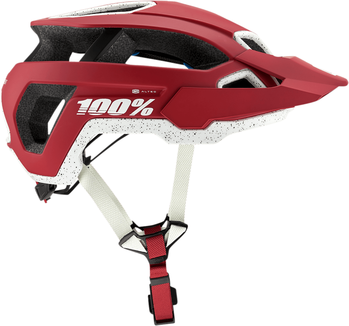 100% Altec Helmet - Fidlock - CPSC/CE - Red - L/XL 80004-00006 - Electrek Moto